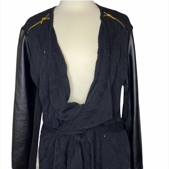 Bebe Belted Cardigan Sweater Size M - Picture 10 of 13